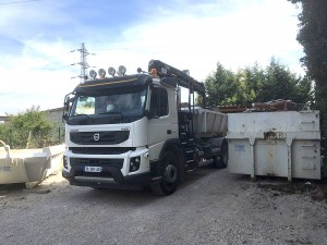 Location camion bennes 